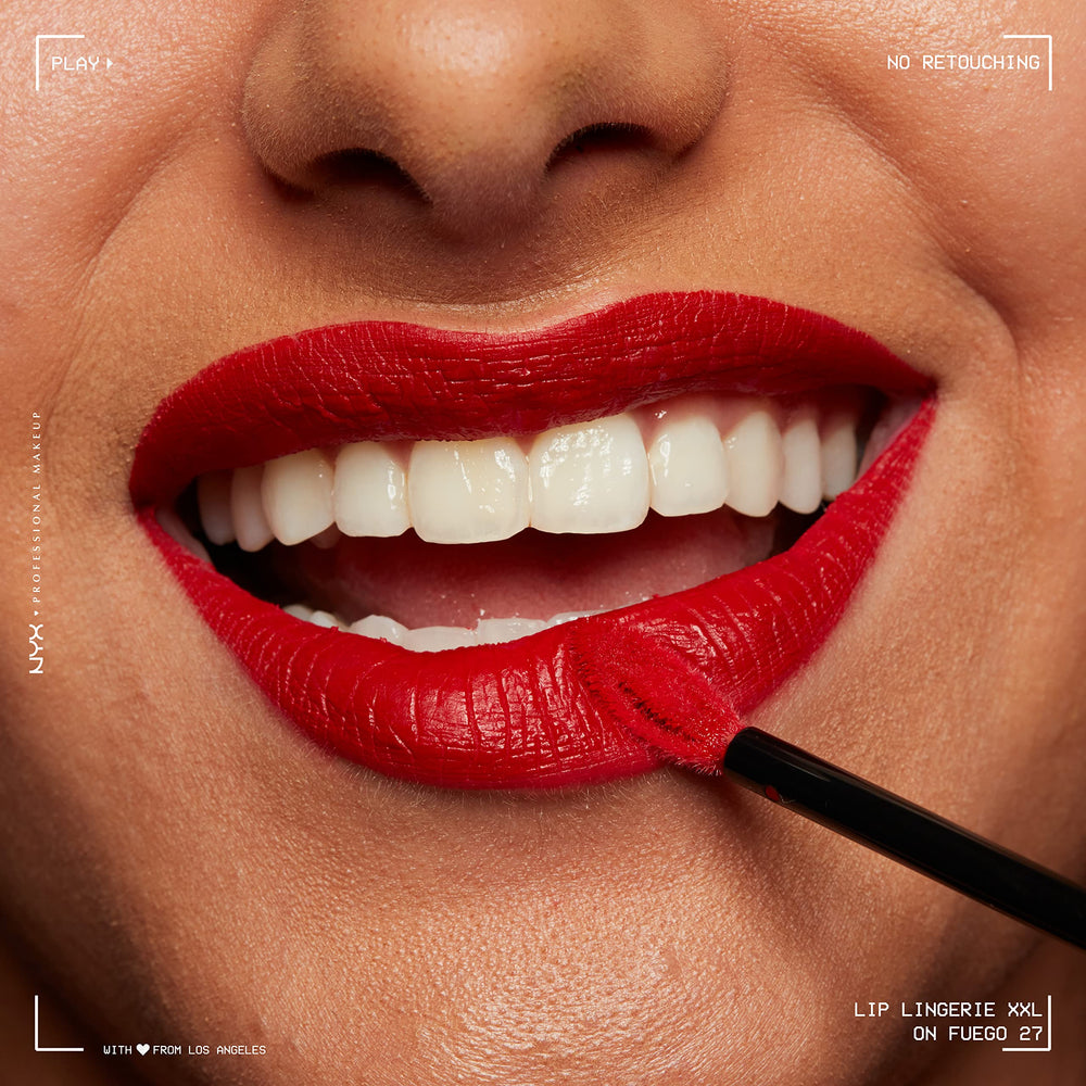 NYX PROFESSIONAL MAKEUP texture close-up of liquid formula highlighting smooth matte application benefit