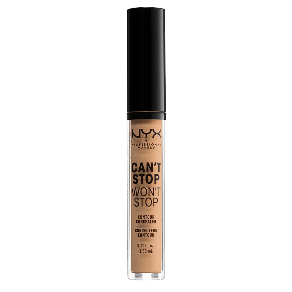 NYX PROFESSIONAL MAKEUP on model under-eye application showing brightening and smoothing benefit