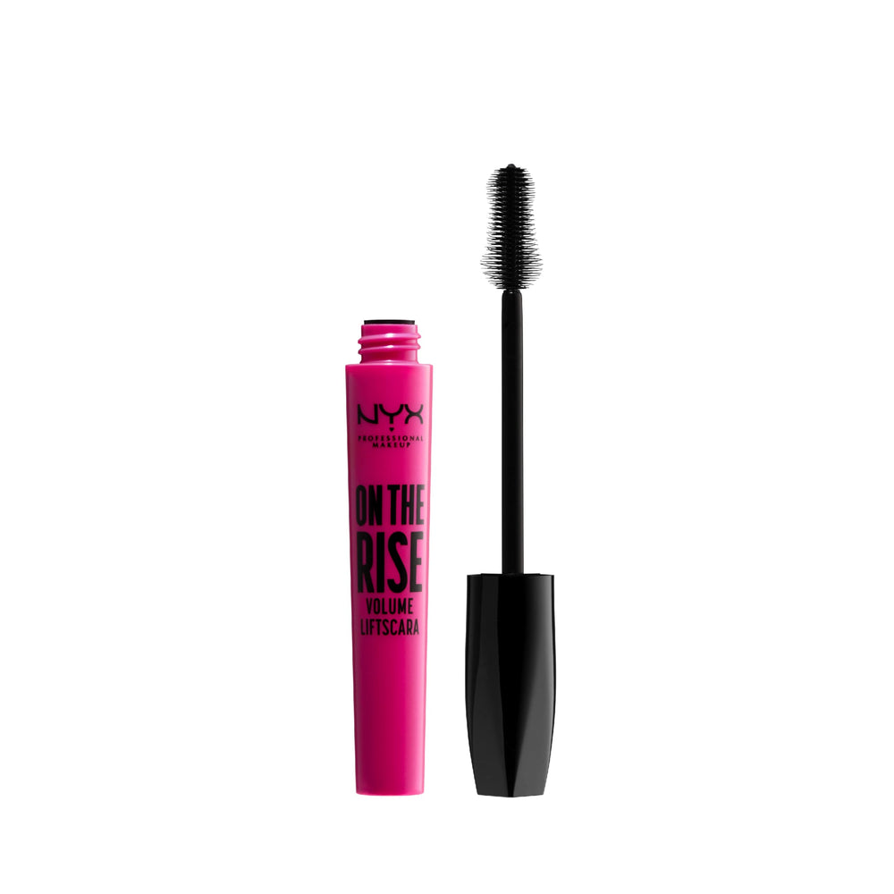 NYX PROFESSIONAL MAKEUP front packaging showing matte black tube and branding, attractive display benefit