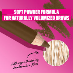 NYX PROFESSIONAL MAKEUP pencil tip close-up for precise hair-like strokes benefit