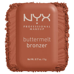 NYX PROFESSIONAL MAKEUP front compact view showing product and shade benefit even application
