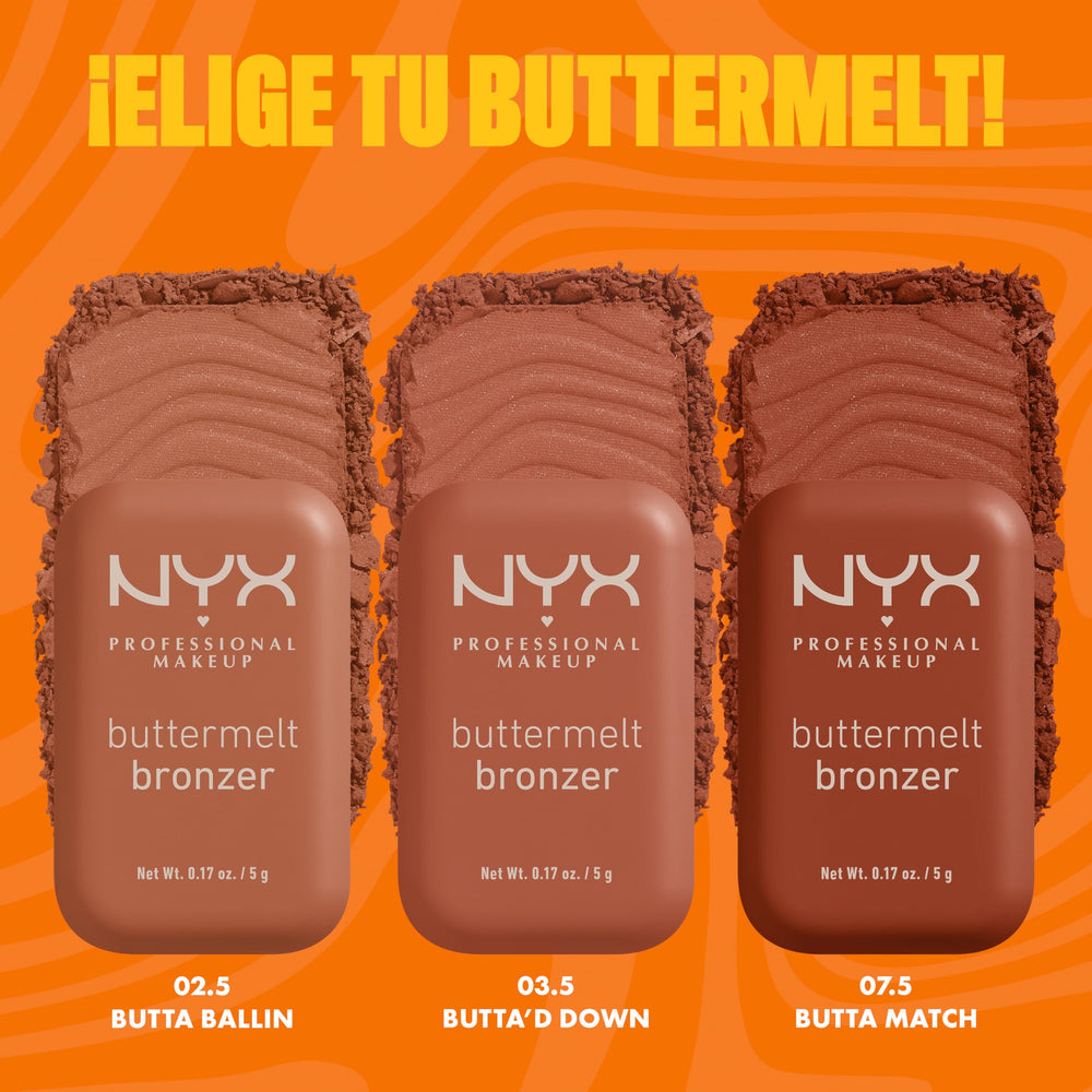 NYX PROFESSIONAL MAKEUP size comparison next to coin demonstrating compact portability benefit