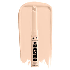 NYX PROFESSIONAL MAKEUP pro fix stick front packaging showing shade fair and benefits