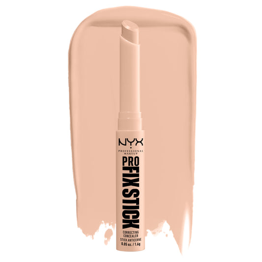 NYX PROFESSIONAL MAKEUP front packaging showing stick and shade name for easy selection