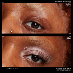 NYX PROFESSIONAL MAKEUP arm swatches show color payoff and blendability benefit