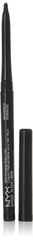 NYX retractable eyeliner front view showing sleek packaging and bold black pigment benefits