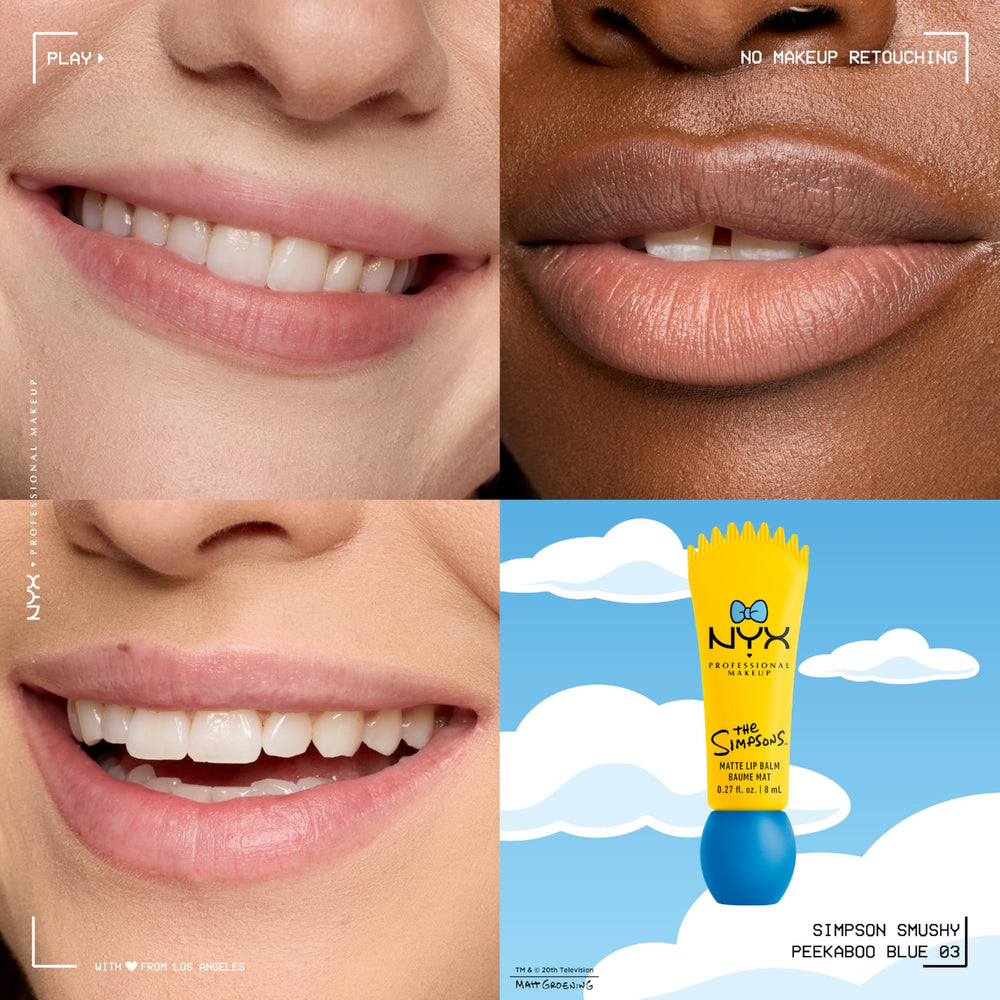 NYX Simpson application on lips demonstrates buildable coverage and smooth comfort