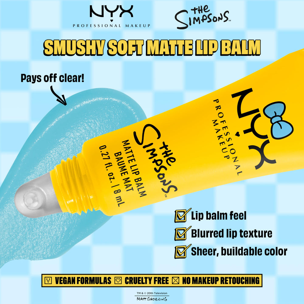 NYX Simpson shade swiped on arm shows sheer to buildable tint and blurring effect