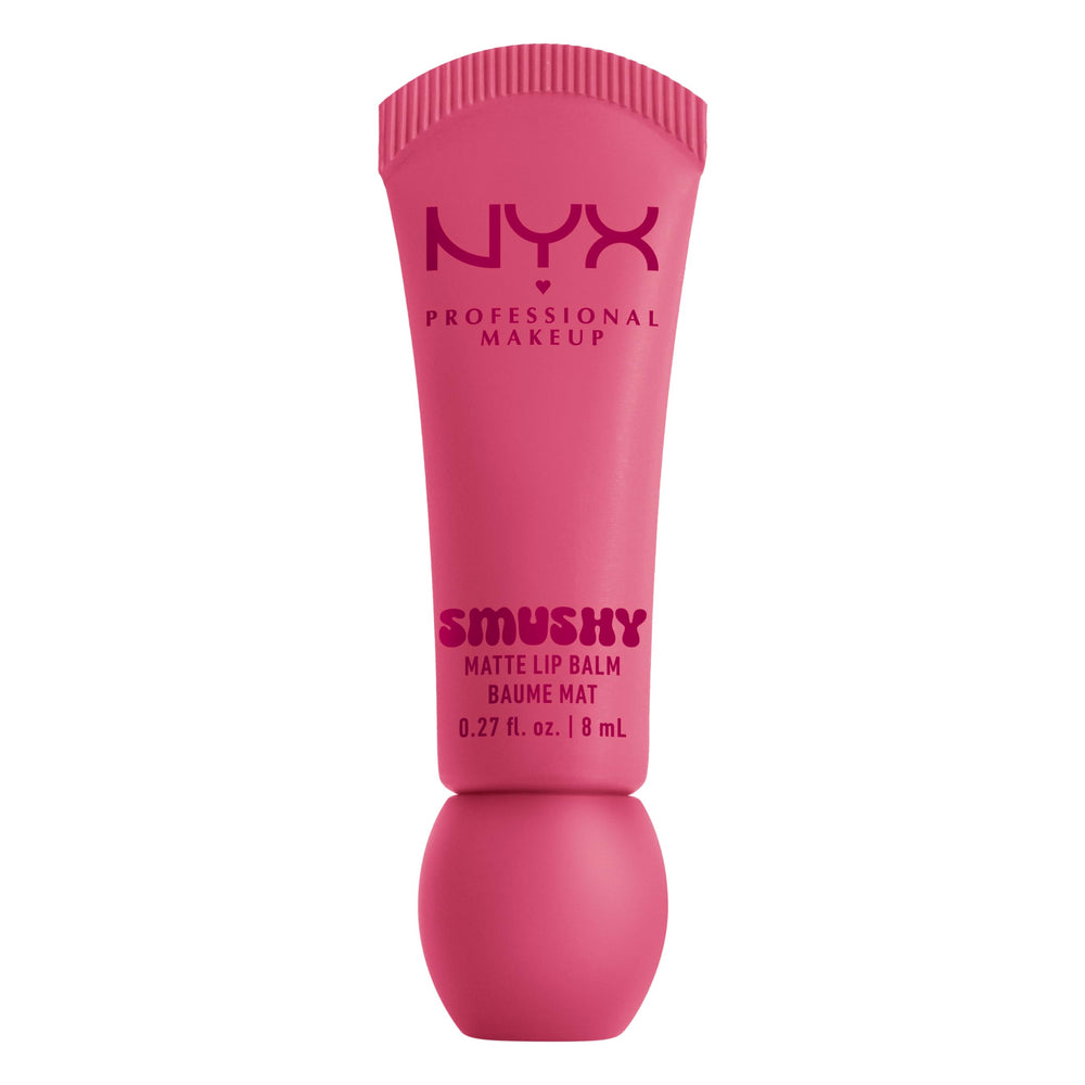 NYX Smushy Matte front packaging showing shade and compact tube, easy identification benefit