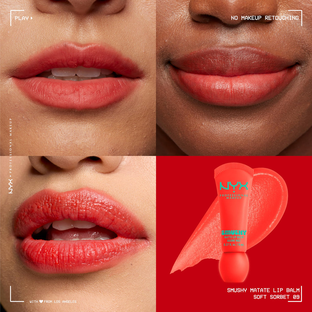 NYX PROFESSIONAL MAKEUP open twist-up showing smushy texture for easy application
