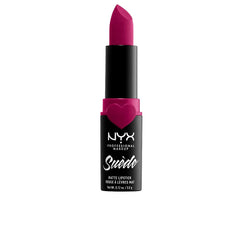 NYX PROFESSIONAL MAKEUP Sweet Tooth front packaging shows bold fuchsia and sleek heart-decorated tube