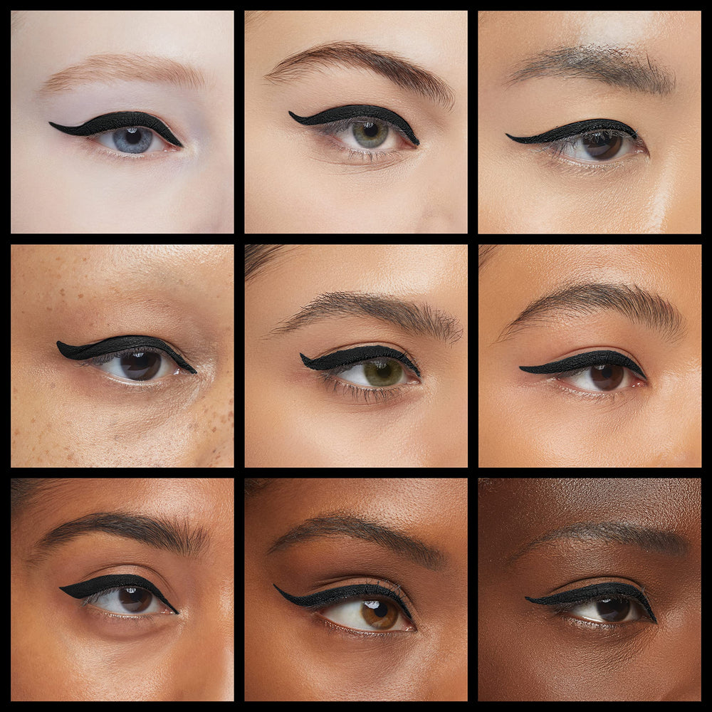 NYX PROFESSIONAL MAKEUP lifestyle application showing bold wing and long-wear effect