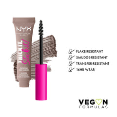 NYX PROFESSIONAL MAKEUP wand detail with fiber bristles for precise application benefit