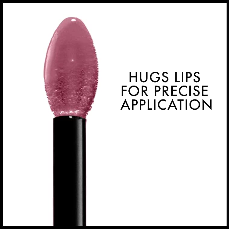 NYX PROFESSIONAL MAKEUP close-up on lips demonstrating true dusty rose finish