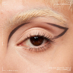 NYX closeup of retractable tip demonstrating creamy glide and sharp edge