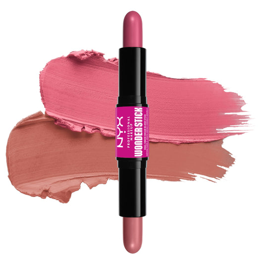 NYX PROFESSIONAL MAKEUP dual-ended front view shows compact design and color pairing