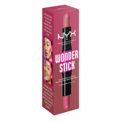NYX PROFESSIONAL MAKEUP packaging label close-up shows product name and ingredient focus