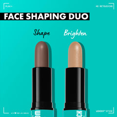 NYX Wonder Stick dual-ended close-up demonstrating practical two-shade design