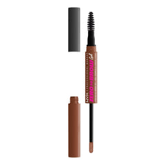 NYX PROFESSIONAL MAKEUP front packaging showing Auburn shade and dual‑ended design for convenience