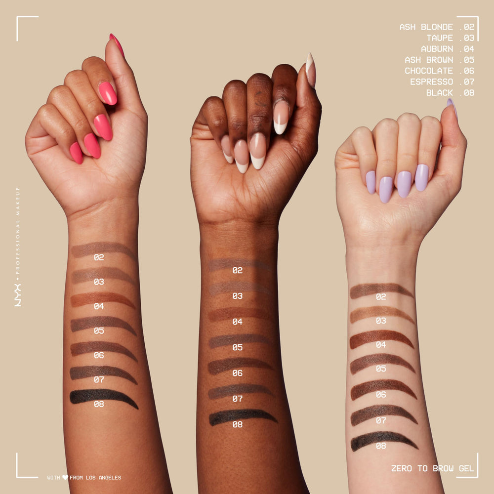 NYX PROFESSIONAL MAKEUP held in hand to show size and portability for touch-ups on the go