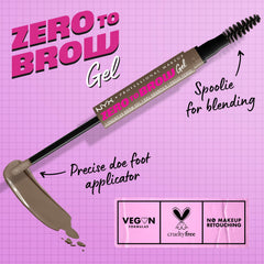 NYX close-up of precise doe-foot applicator showing easy hair-like strokes