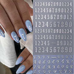 NZRAESTRS nail with applied initials demonstrating quick personalization benefit