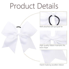 OAOLEER bow worn in teen ponytail during practice, visible team look
