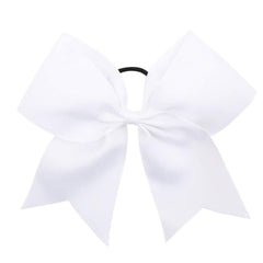 OAOLEER cheer bow tied in ponytail during practice showing sporty look