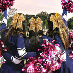 OAOLEER bows side profile showing volume and neat ribbon tails benefit