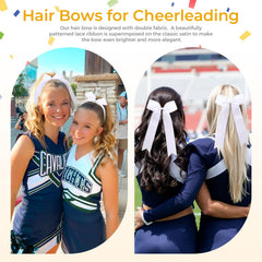 OAOLEER teen wearing ponytail bow at game demonstrating secure hold and spirited look