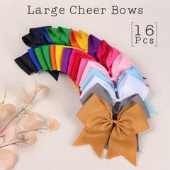 OAOLEER bow next to a hand for scale, demonstrates jumbo 8-inch size