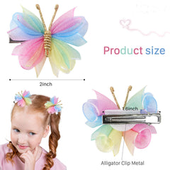OAOLEER butterfly clip in a ponytail, instant playful hairstyle boost