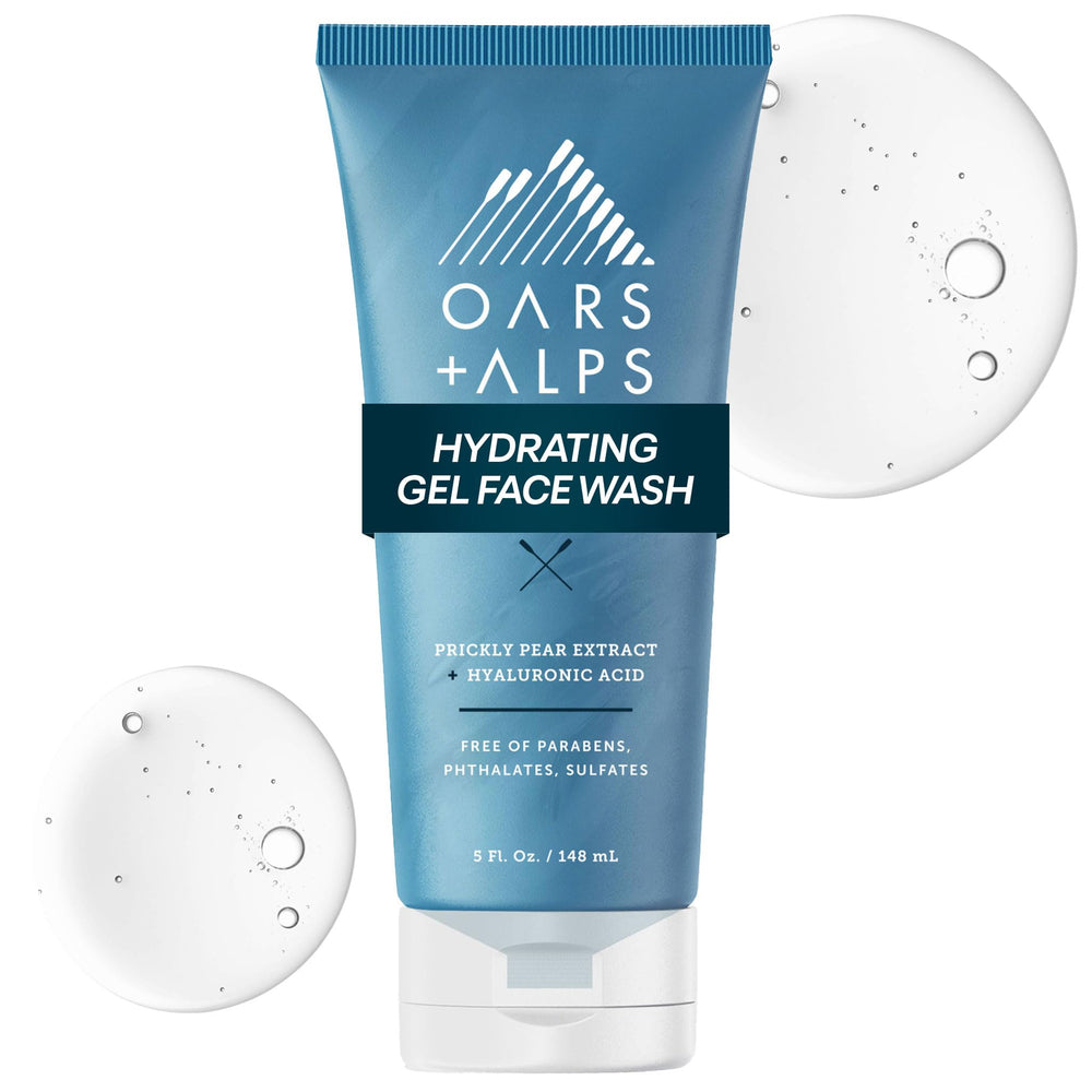 Oars + Alps front tube showing label and hydrating benefits