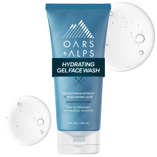 Oars + Alps front tube showing label and hydrating benefits