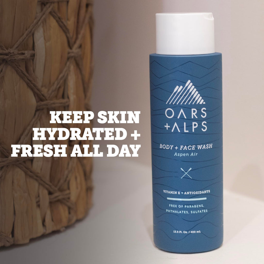 Oars + Alps creamy lather close-up showing moisturizing texture benefit