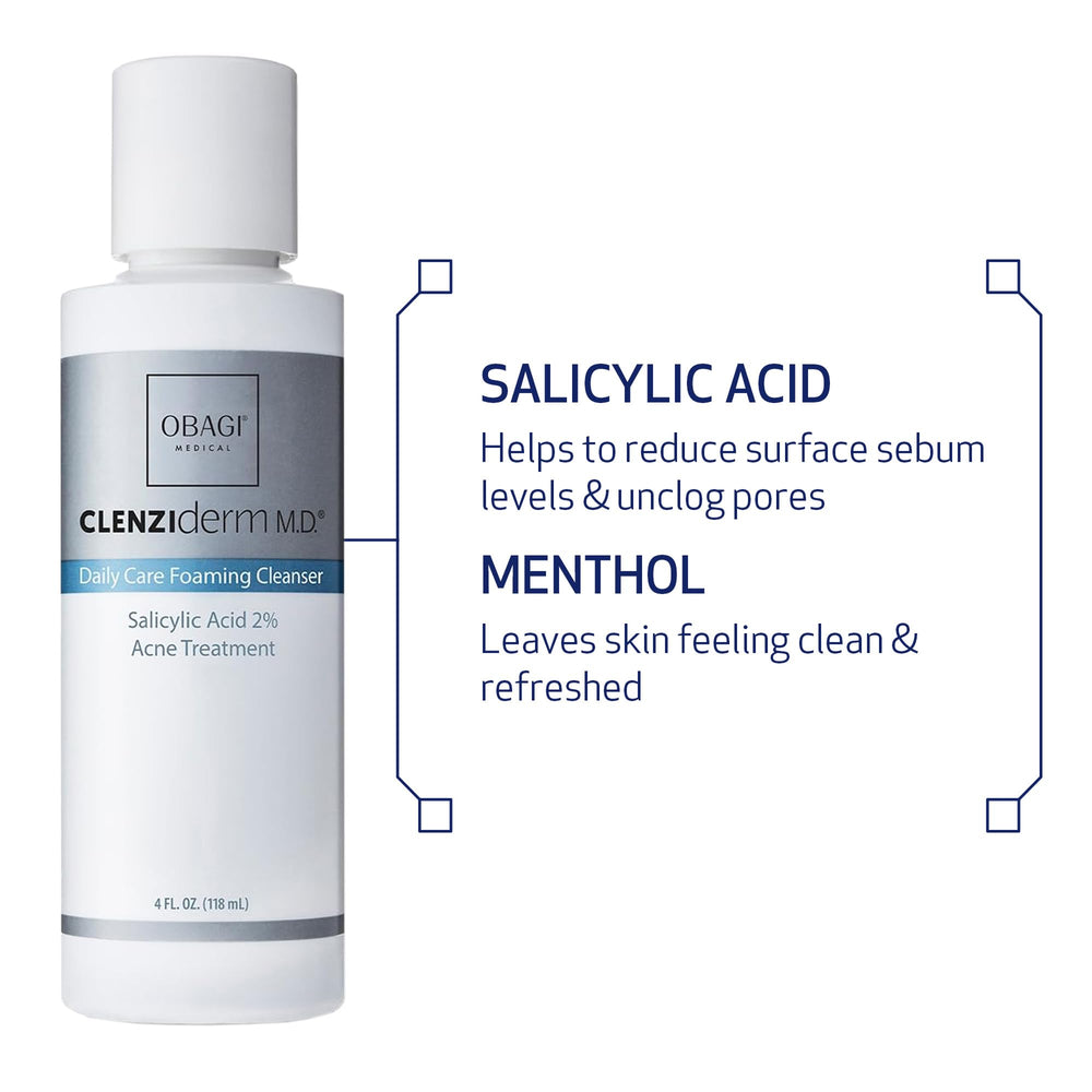 Obagi Medical ingredient callout image emphasizing salicylic acid benefit
