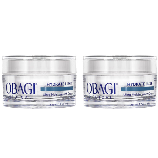 Obagi jar front view showing product and premium packaging benefit hydration