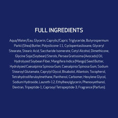 Obagi ingredient label close-up emphasizing dermatologist-tested formulation