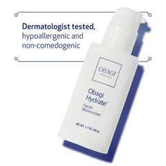 Obagi Medical back label with ingredients list highlighting transparency and use