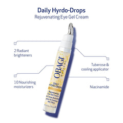 Obagi Medical before and after under-eye brightness improvement