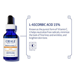 Obagi Medical serum in morning routine scene with sunscreen showing daytime protection benefit