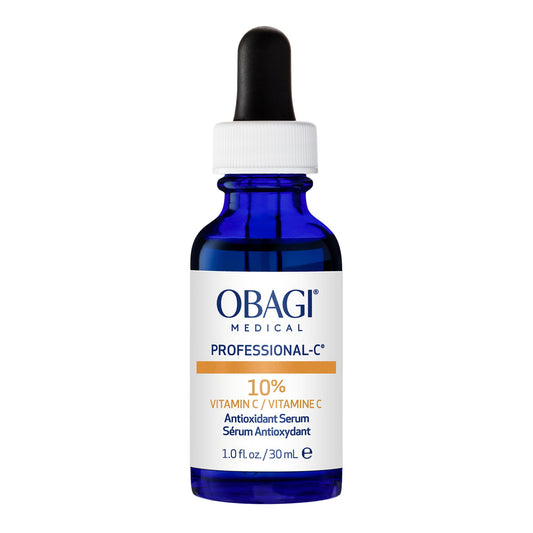 Obagi Medical front packaging showing product and clear benefits