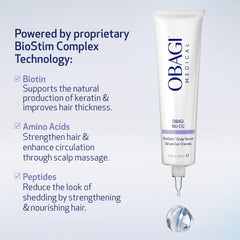 Obagi Nu-Cil on bathroom shelf lifestyle scene suggesting daily routine
