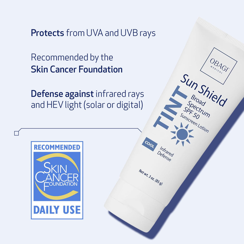 Obagi Medical back label with ingredients and usage guidance benefit