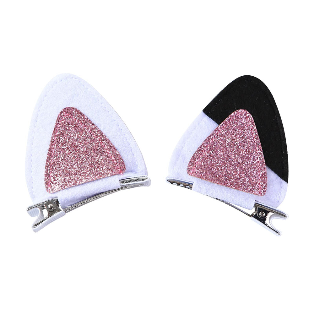Obavioy front view of cat ears clips shows playful design and secure clasp