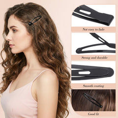 obeoby clip in hair side view securing bangs for tidy everyday styling