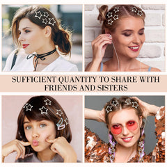 obeoby star clips attached to hat adding instant Y2K-inspired flair