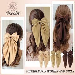 obeoby all six color bows arranged showing coordinated wardrobe versatility