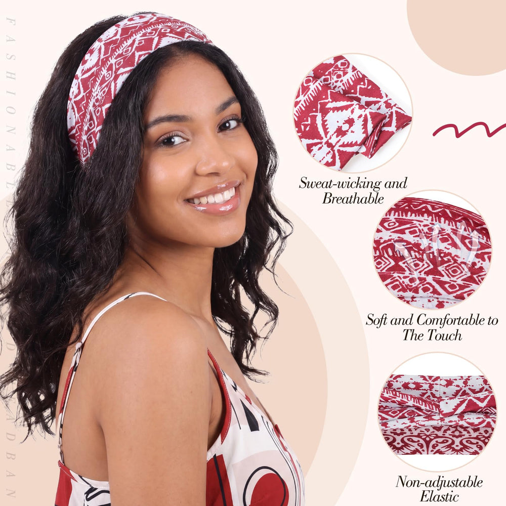 obeoby headband folded different widths, demonstrates adjustable styling and fit