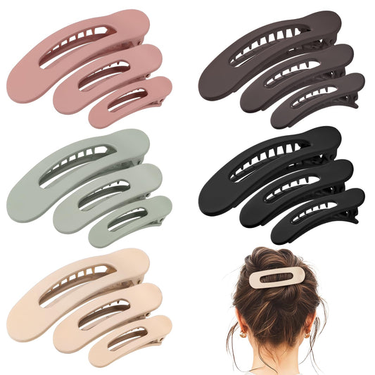 obeoby flat claw clips front packaging showing set benefit of variety